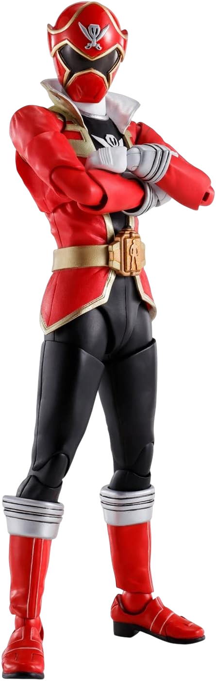 S.H.Figuarts Shinkocchou Seihou Pirate Sentai Gokai Red 5.7-inch 145mm PVC ABS painted tokusatsu action figure