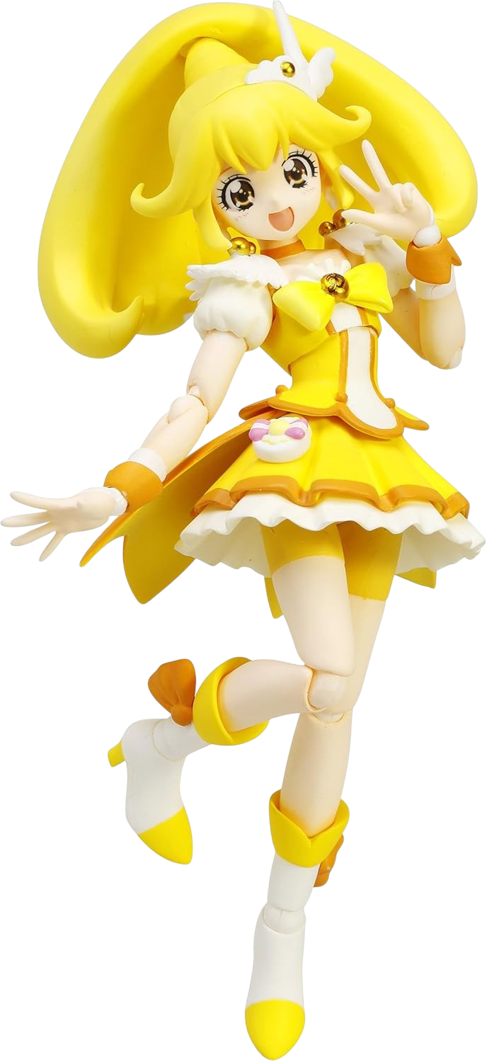 Bandai S.H.Figuarts Cure Peace Pretty Cure lightning hero action figure PVC painted anime collectible